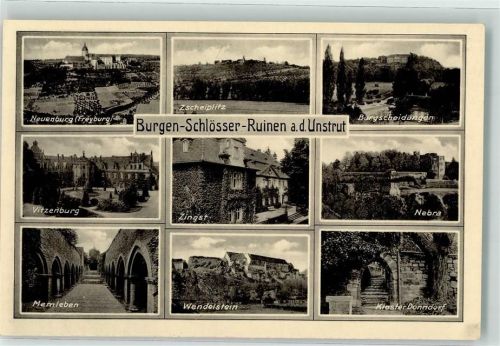 Freyburg Burgen Schlösser a.d. Unstrut Kloster Donnerdorf Memleben Zingst Nebra
