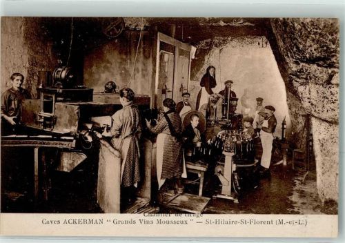 Saumur Chantier de tirage Caves Ackermann Grands Vins Mousseux Saint-Hilaire-Saint-Florent