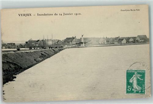 Verjux 1910 Inondations du 24.1.