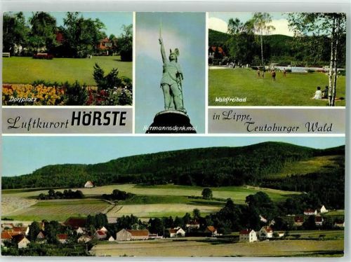 Hörste Hermanns Denkmal Schwimmbad Dorfplatz