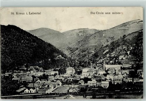 Sainte-Croix-aux-Mines 1914 Eisenbahn