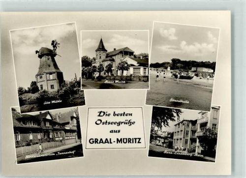 Graal-Müritz Alte Mühle Haus Malta Strandhalle Kindersanatorium Tannenhof Rosa Luxemburger Heim