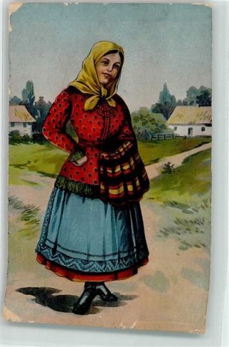 1917 Volkstypen Tracht