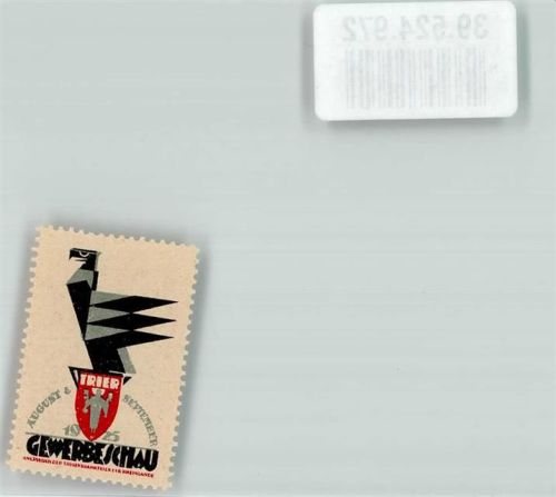 Trier 1925 Klebemarke Gewerbeschau KeineAK