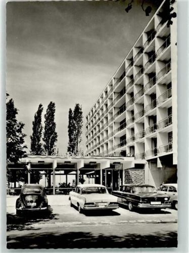 Siofok 1966 Auto VW Käfer Oldtimer Hotel Hungaria