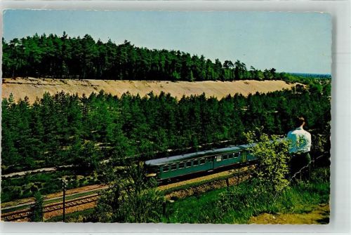 Nijverdal 1966 Eisenbahn Foto AK