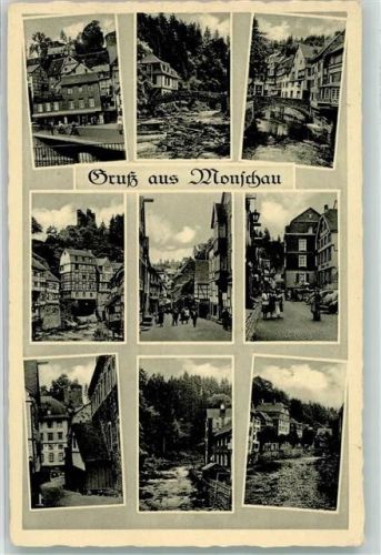 Monschau 1951 Altstadtbilder