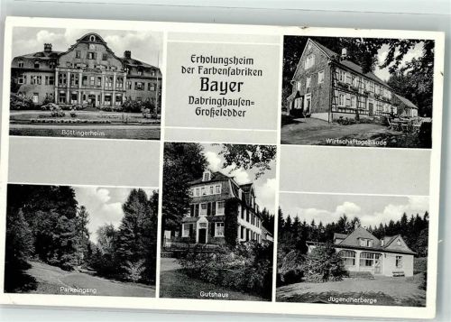 Dabringhausen Erholungsheim Farbenfabriken Bayer Jugendherberge