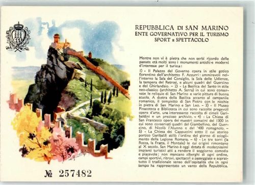San Marino Schloss Losnummer