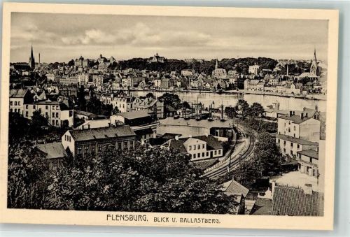 Flensburg mit Flensburger Hafen