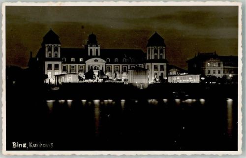 Binz Kurhaus Nacht Beleuchtung