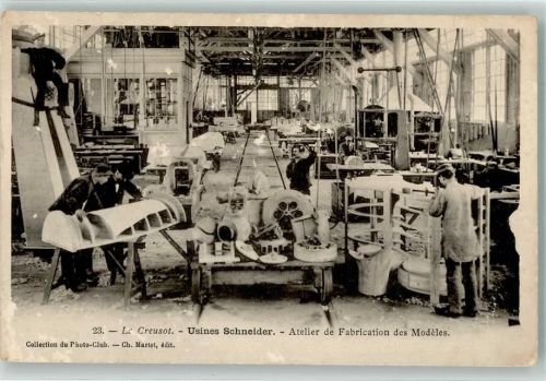 Le Creusot Fabrik Schneider Foto-AK