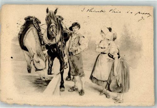1902 Tracht Flaggenstempel