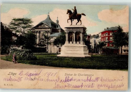 Liege Denkmal Charlemagne