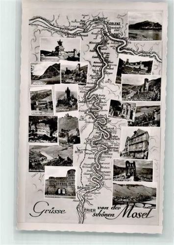 Pünderich Foto Original aus Archiv eines Ansichtskartenverlags von Trier bis Koblenz