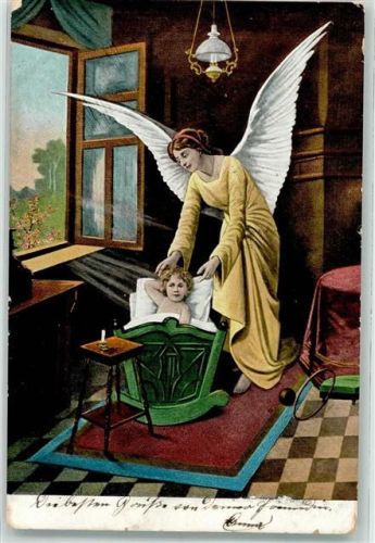 1904 Wiege Kind Serie 187.
