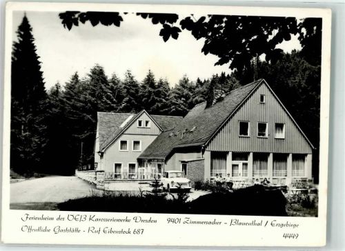 Eibenstock Ferienheim d. VEB Karosserieweke Dresden Gasthaus Zimmersacher