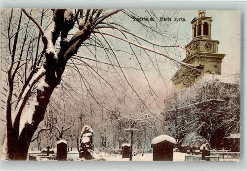 Stockholm 1910 Kirche Maria