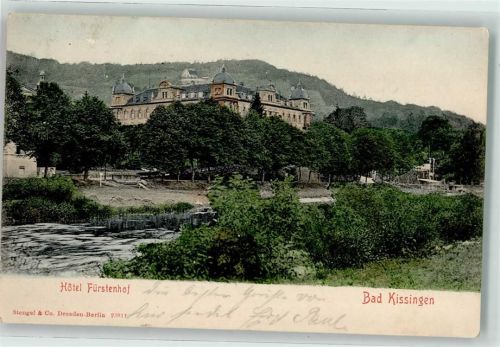 Bad Kissingen 1913 Hotel Fürstenhof