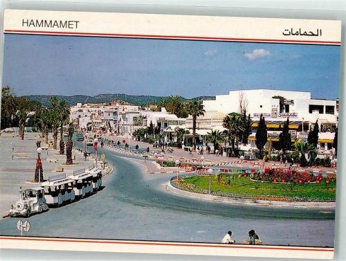 Hammamet 1995 Gasthaus Touristen- Eisenbahn