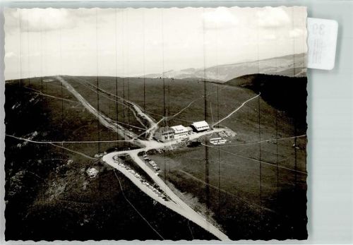 Belchen Auto Parkplatz Ort handschriftlich Foto Original aus Archiv eines Ansichtskartenverlags