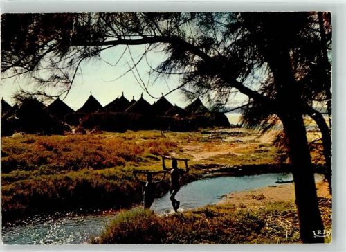 Village Africain Hütten Volkstyp