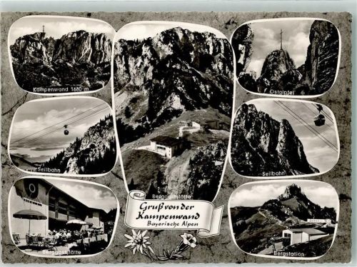 Kampenwandhaus Kampenwand Seilbahn Berggasthaus Bergstation Ostgipfel Hüttenstempel Fotograf Stampfl