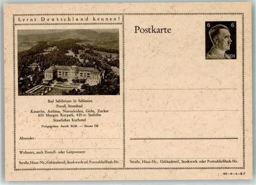 Bad Salzbrunn Kurhotel Fliegeraufnahme Foto Hansa LB