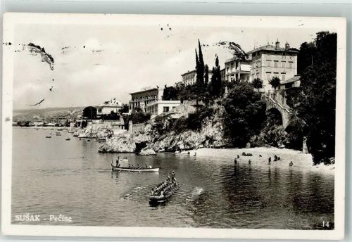 Sisak 1933 Pecine Schwimmbad Strand