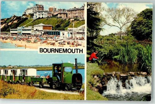 Bournemouth Eisenbahn Schwimmbad Strand