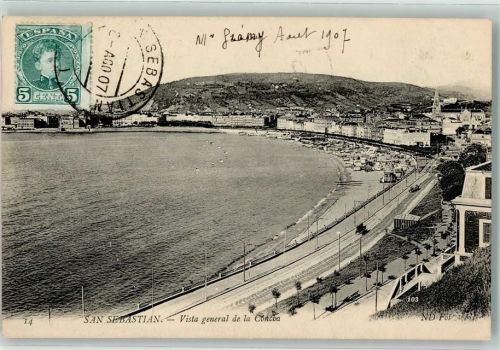 San Sebastian 1907 Strand Schwimmbad