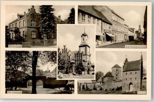 Wittstock Rat des Kreises Rathaus Alte Stadtmauer Rudolf Breitscheid Straße Amtshof