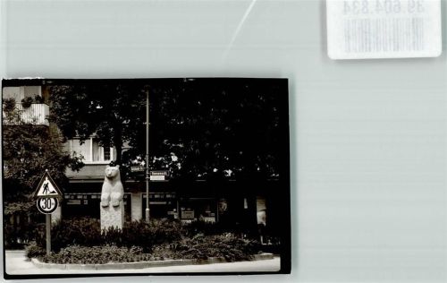 Waldkraiburg Foto Original aus Archiv eines Ansichtskartenverlags Bärenstatue von Berlin