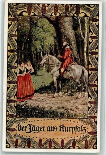 Der Jäger aus Kurpfalz Volksliederkarten Nr. 2 Verein f.d. Deutschtum im Ausland