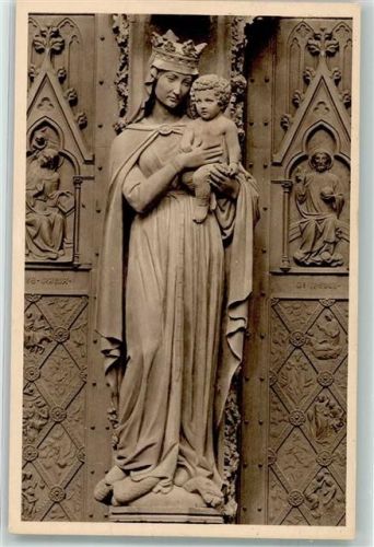 Strasbourg Münster Madonna Hauptportal