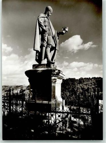 65606 W6256 Villmar Foto AK König-Konrad-Denkmal
