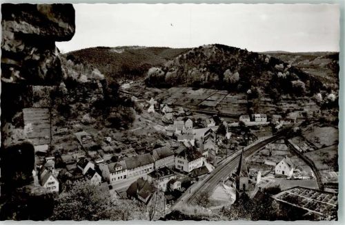 Frankenstein mit Ev. Kirche und Friedhof