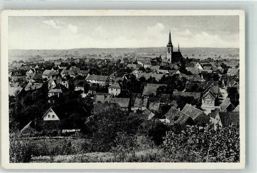 Sinzheim mit Pfarrkirche St. Martin