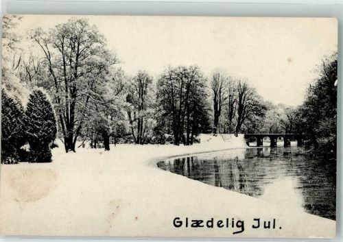 Haslev 1907 Frohe Weinachte Ort lt. Stempel Næstved