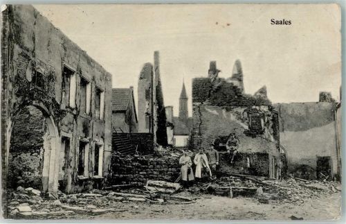 Saales 1915 Feldpost WK I 30.Reserve-Div.