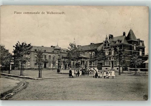 Welkenraedt 1917 Place communale Feldpost WK I Landst.Inf.Bat. III.B.5 2. Komp.