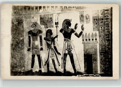 Theben Denkmal Tombs of the Kings Ort handschriftlich