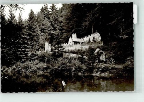Laubach Foto Original aus Archiv eines Ansichtskartenverlags Märchen Zoo Ort handschriftlich