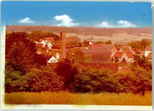 Bergrothenfels Kirche Ort handschriftlich Foto Original aus Archiv eines Ansichtskartenverlags