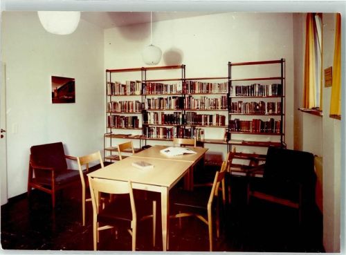 Steingaden Landvolkshochschule Ort handschriftlich Foto Orginal aus Archiv eines Ansichtskartenverlags