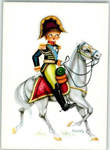 Uniform Italien Ref. Serie 3001-3 Oficial del Reino de Napoles sign. Castane R.