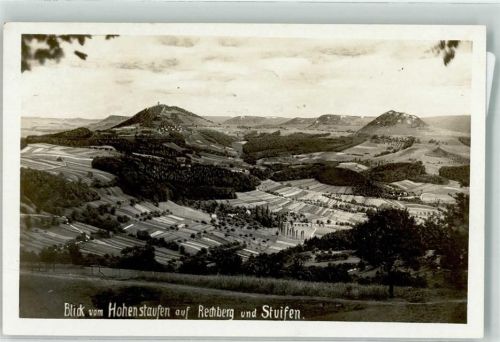 Hohenstaufen mit Rechberg und Stuifen Hüttenstempel