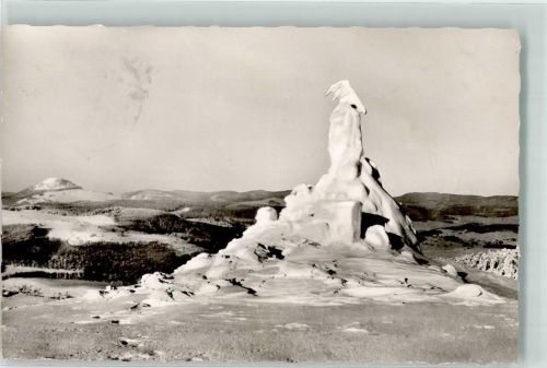 Wasserkuppe Tiefverschneites Fliegerdenkmal Paulusverlag Nr. 2989b