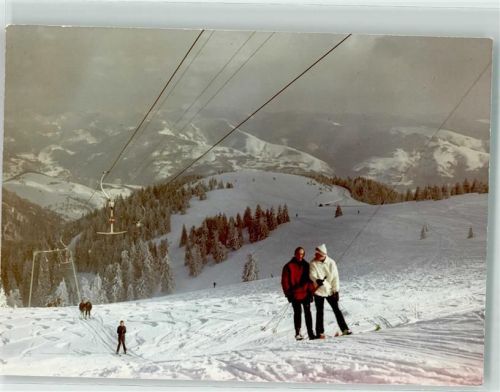 Belchen Foto Original aus Archiv eines Ansichtskartenverlags Winter Schlepplift Skifahrer Ort handschriftlich
