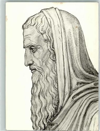 Beuron Kunstschule Aus dem Marienleben Priester Zacharias